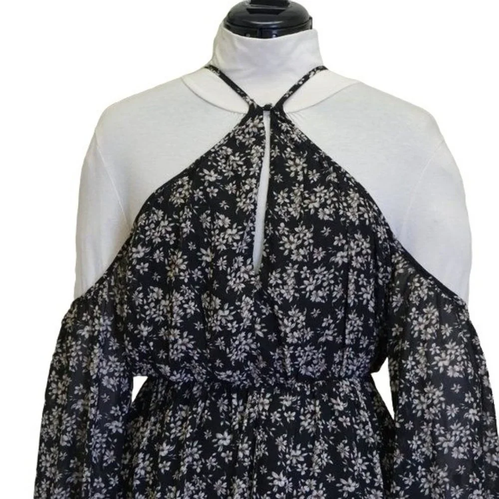 Lucca couture Cold shoulder halter dress XS - Picture 3 of 12